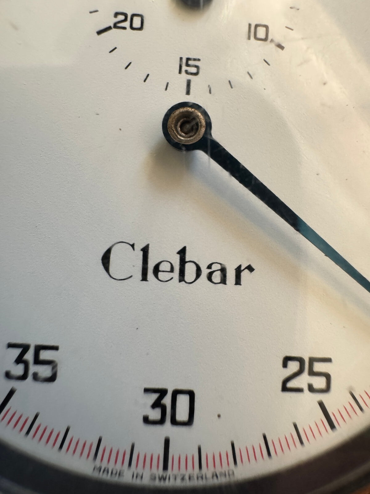 Clebar Swiss Mechanical Stopwatch – 60 Second / 30 Minute – Made in Switzerland