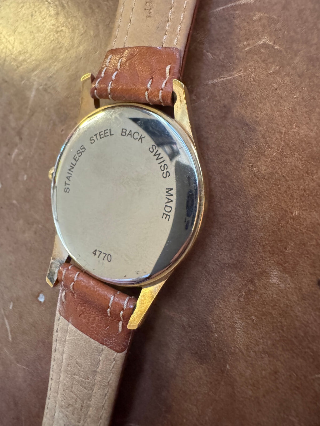Vintage Alfex 4770 Royal Air Force RAF Swiss – Gold Tone – Per Ardua Ad Astra