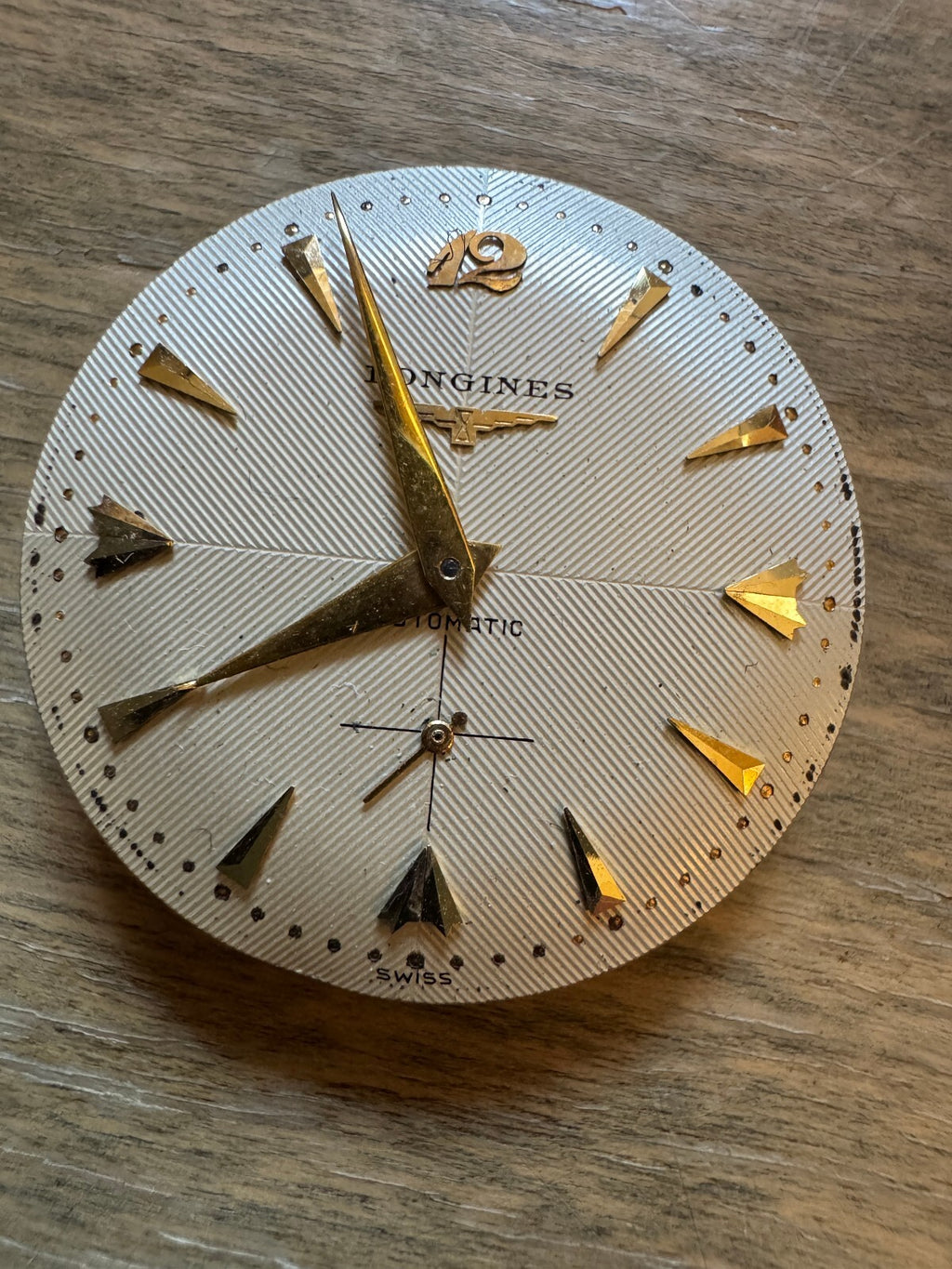 Vintage Longines Cal. 19A Automatic Movement & Original Dial – Parts/Restoration