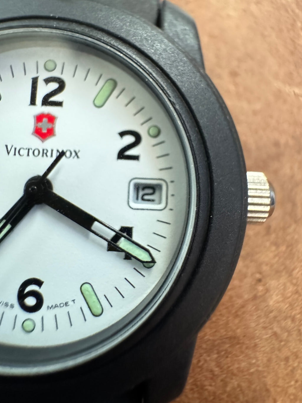 Victorinox Swiss Army Quartz Watch – White Dial – New Strap – Swiss Made