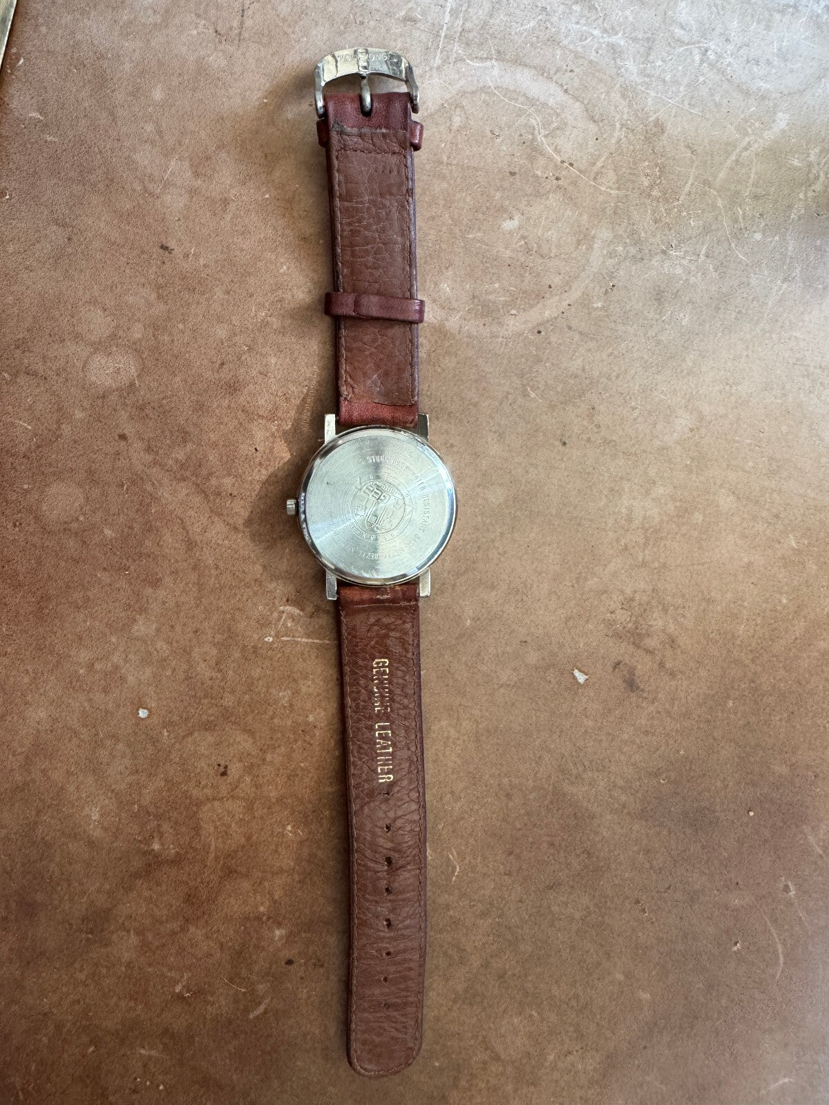 L.A. Gear Vintage Quartz Watch – Original Leather Strap – 1980s/90s Retro
