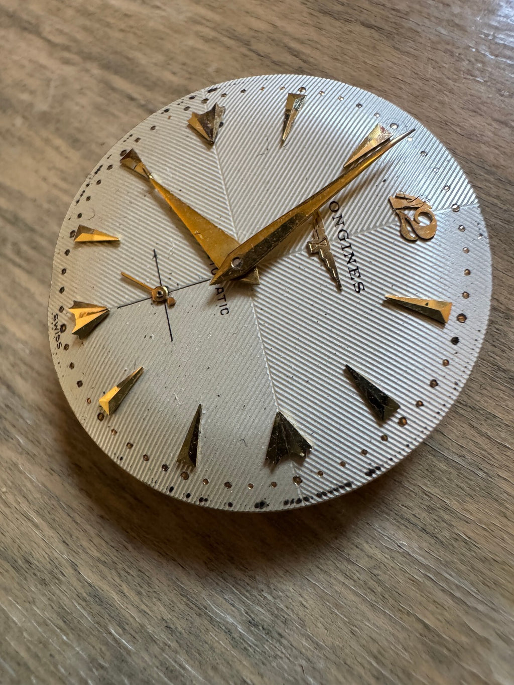 Vintage Longines Cal. 19A Automatic Movement & Original Dial – Parts/Restoration