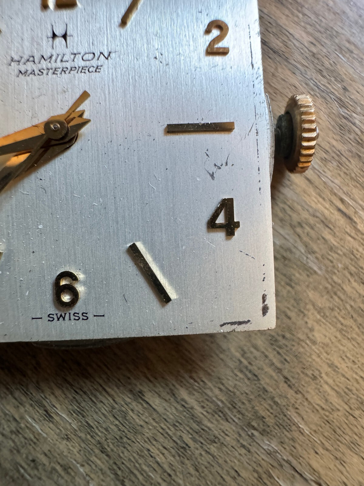 Vintage Hamilton Masterpiece Dial & Caliber 306 Movement – Parts/Restoration