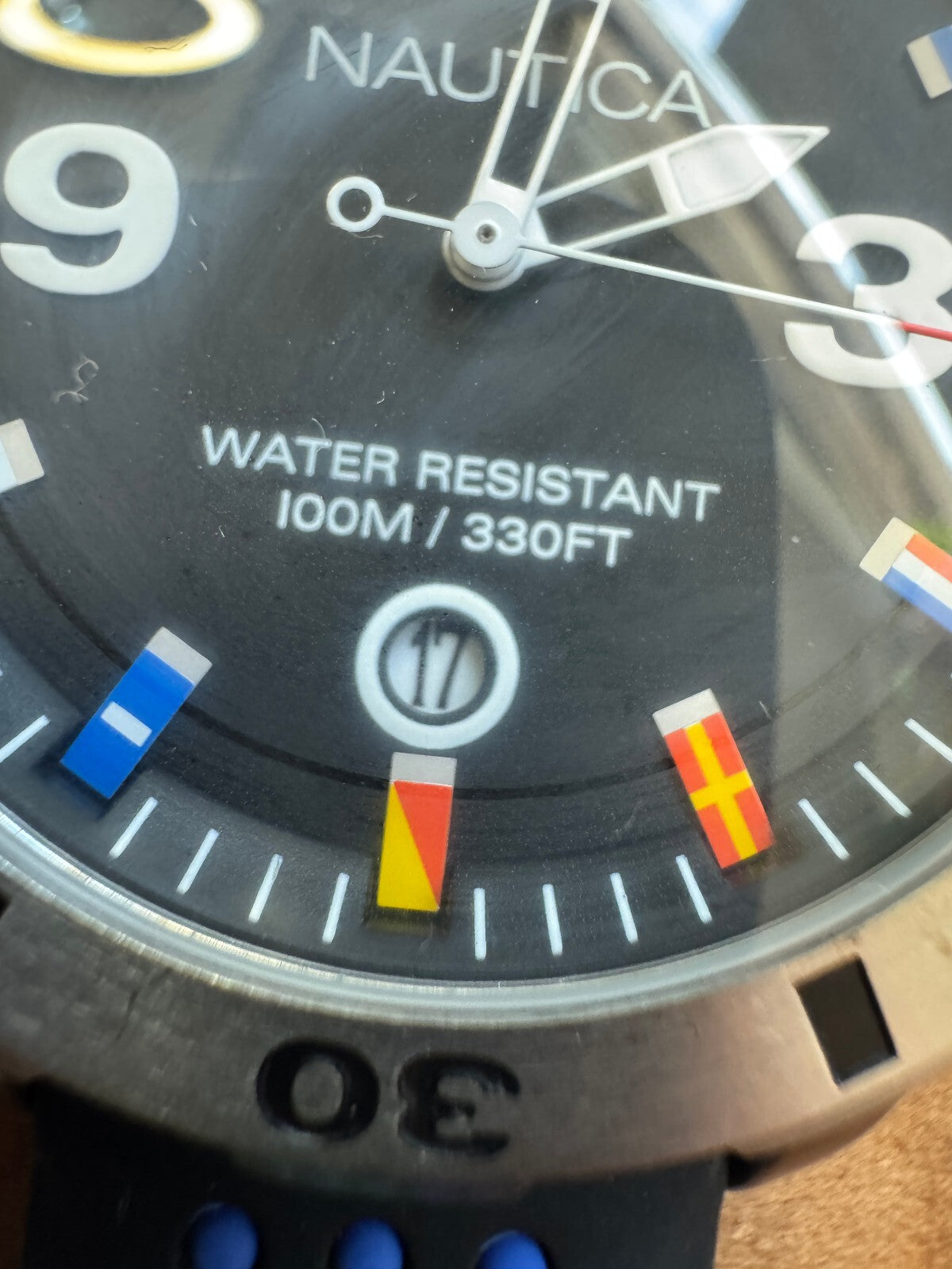 Nautica BFD 101 N12565G Men’s Quartz Watch – Signal Flag Dial – 100M – 44mm