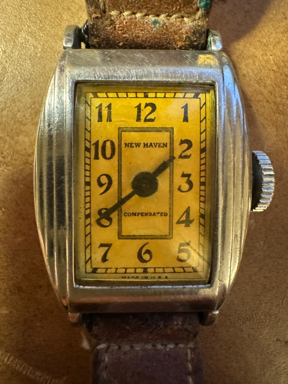 Vintage New Haven "Compensated" Art Deco Watch | Manual Wind | Needs Service