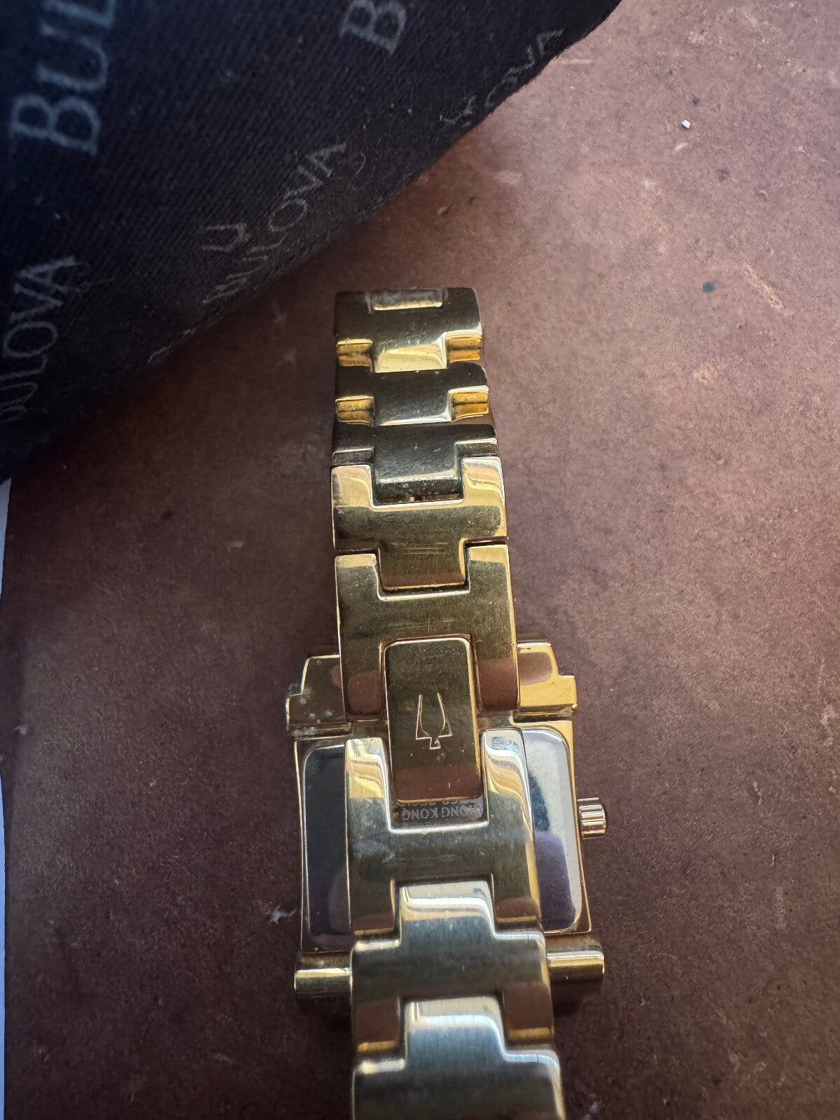Bulova 97P000 Women’s Diamond Watch – Gold Tone – Box, Papers, Receipt & Links