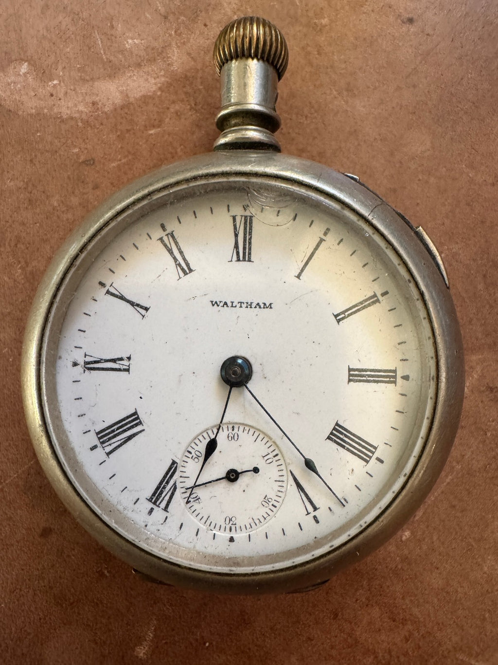 Antique Waltham Pocket Watch – Project Watch – Silveroid Case – For Restoration