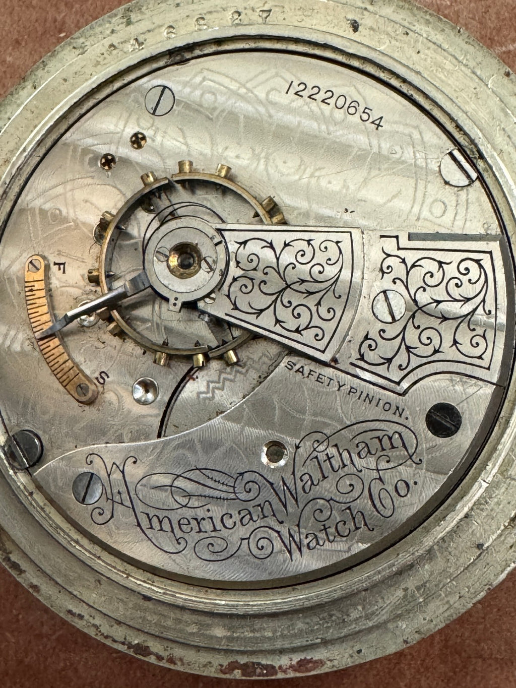 Antique Waltham Pocket Watch – Project Watch – Silveroid Case – For Restoration