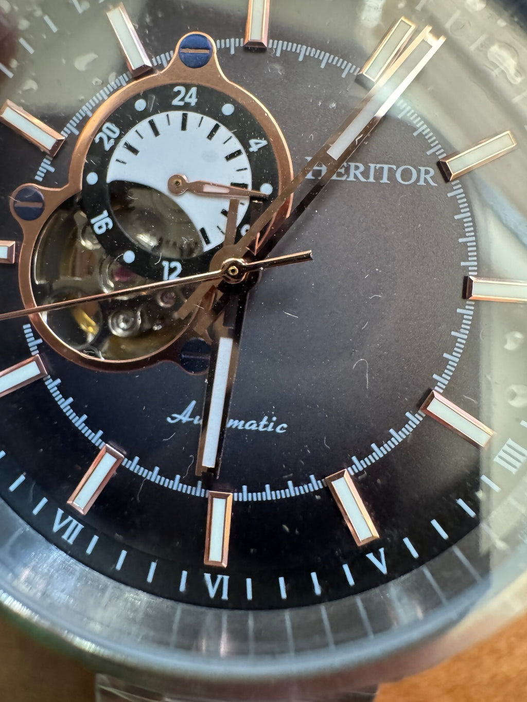 Heritor Automatic Open Heart Watch – NH39 Automatic – Full Kit