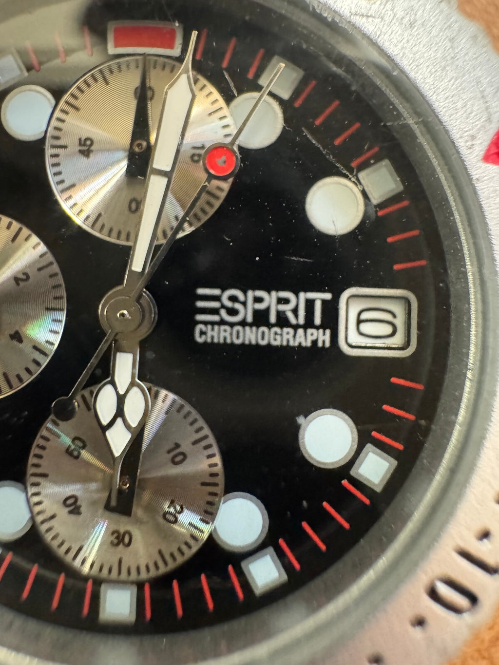 Esprit Chronograph Dive Style Watch – 50M – Original Signed Strap