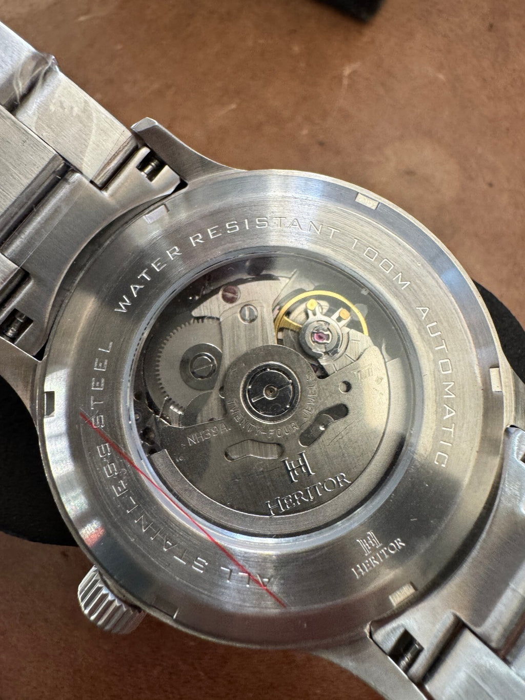 Heritor Automatic Open Heart Watch – NH39 Automatic – Full Kit