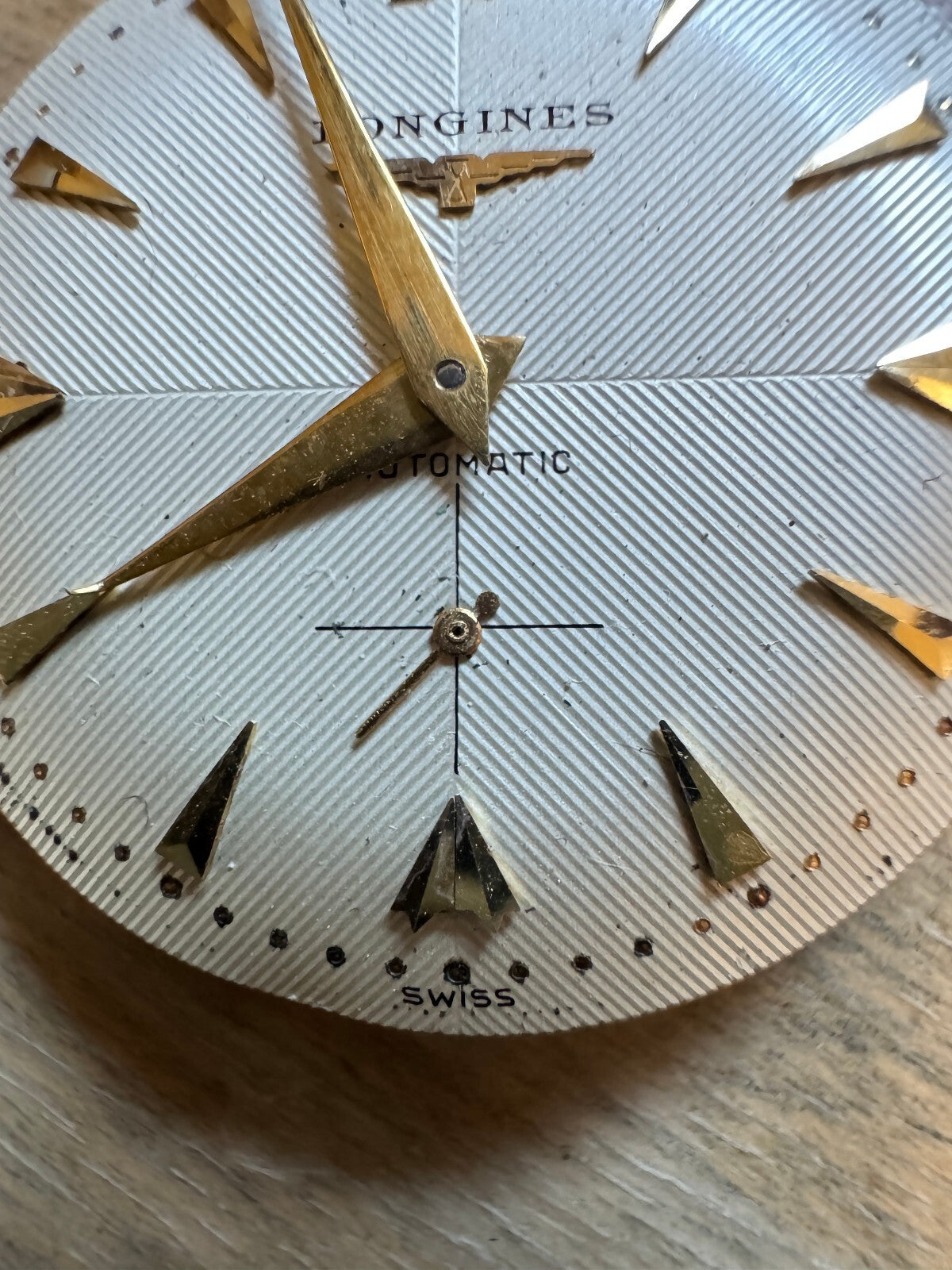 Vintage Longines Cal. 19A Automatic Movement & Original Dial – Parts/Restoration