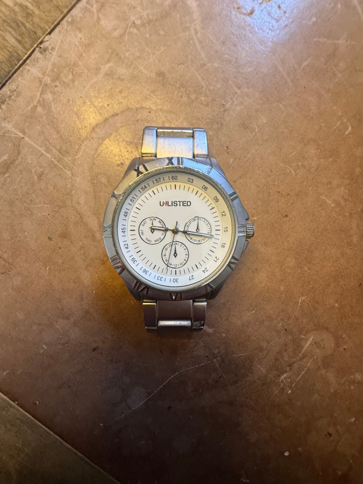 UNLISTED by Kenneth Cole Multifunction Watch – Gunmetal – Day/Date/24-Hour