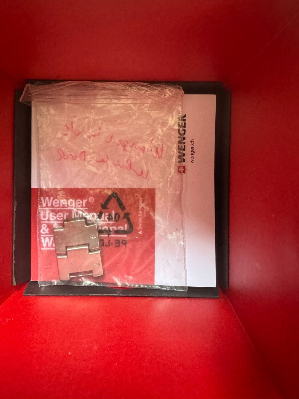 Wenger Swiss Chronograph Watch – Stainless Steel – Box, Papers & Extra Links